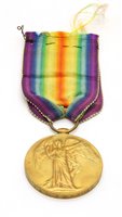 Lot 332 - 1914/18 Victory medal to W. O.  J W Kirby