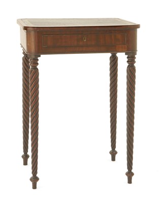 Lot 318 - An early Victorian mahogany side table