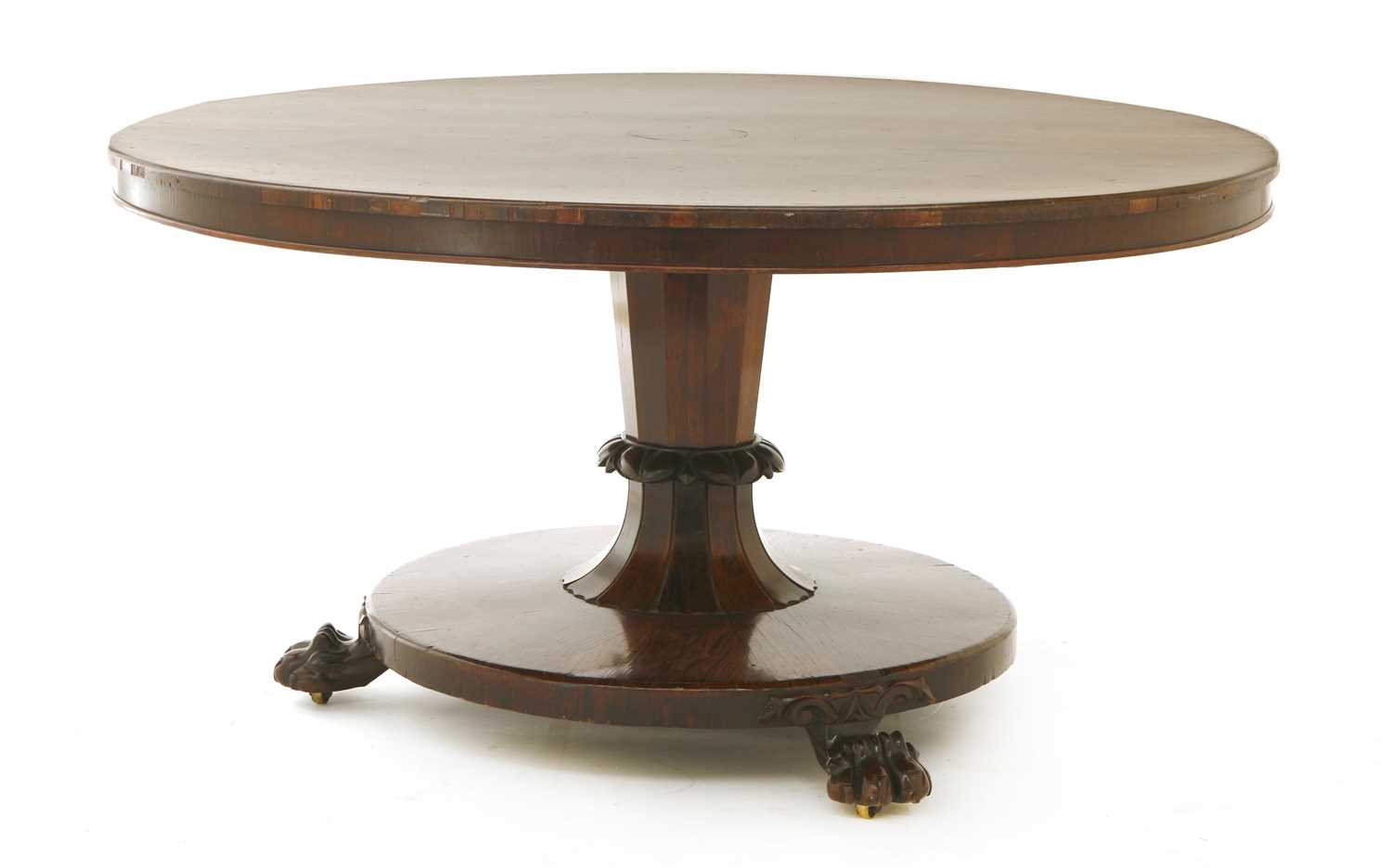 Lot 3 - A Victorian rosewood centre table