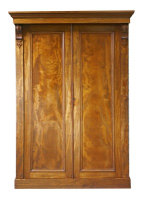 Lot 283 - A Victorian mahogany wardrobe