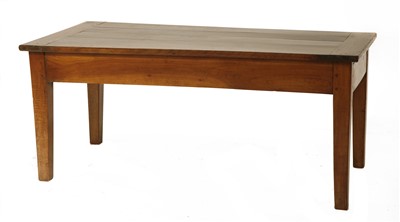 Lot 228 - A French chestnut coffee table
