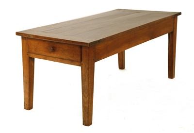 Lot 228 - A French chestnut coffee table