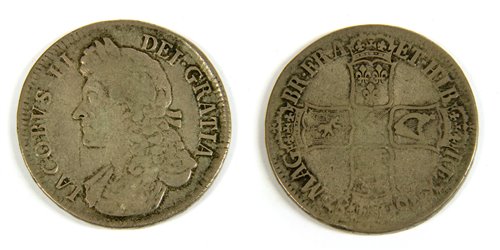 Lot 14 - Coins, Great Britain, James II (1685-1688)