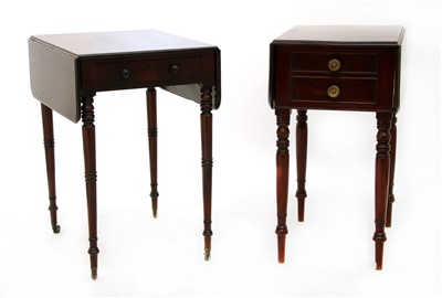 Lot 335 - A Victorian mahogany Pembroke table