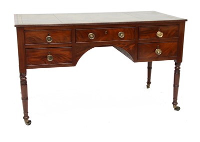 Lot 224 - A Victorian mahogany writing table