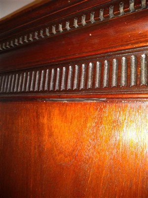 Lot 250 - A George III mahogany chest on chest
