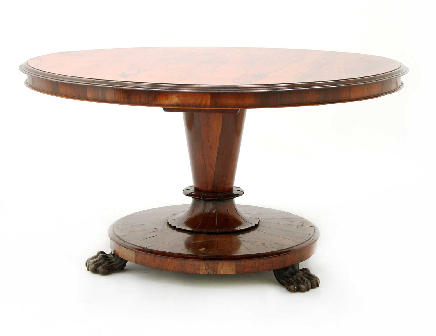 Lot 220 - A William IV rosewood loo table