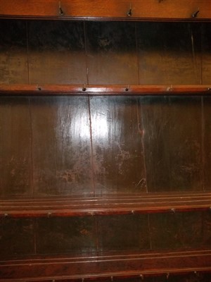 Lot 175 - A George III oak 'dog kennel' dresser