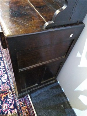 Lot 167 - A George III oak dresser