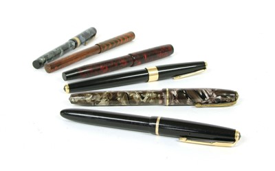 Lot 43 - Six fountain pens