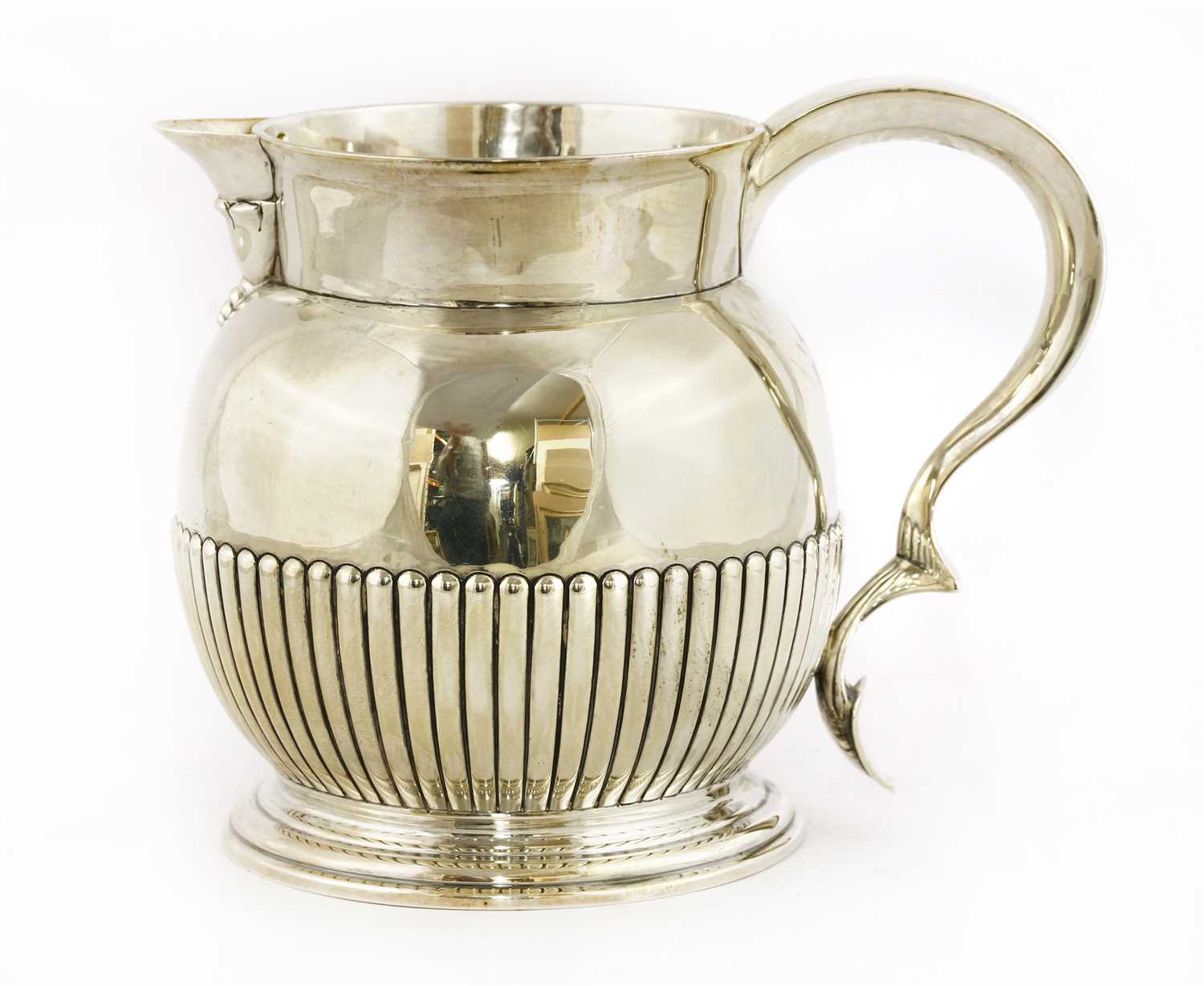Lot 73 - A Victorian silver jug