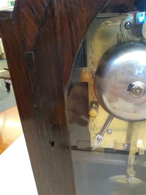 Lot 417 - A Regency rosewood bracket clock