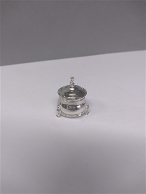 Lot 41 - A collection of silver miniatures