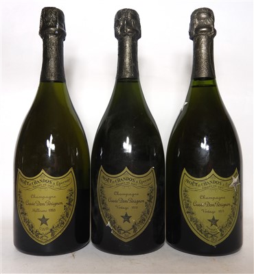 Lot 41 - Moët & Chandon, Dom Pérignon, one bottle each 1975, 1976 and 1988, three bottles in total