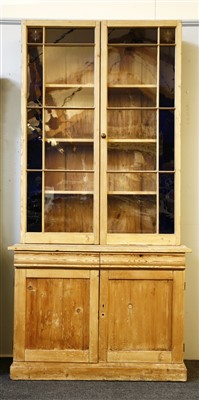 Lot 234 - A Victorian pine bookcase
