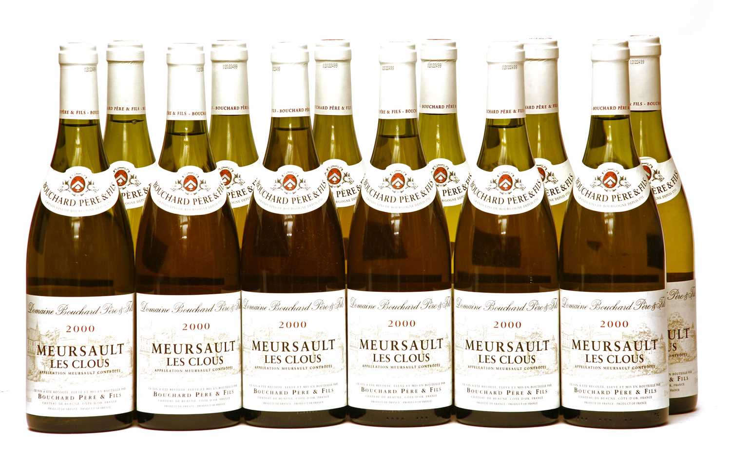 Lot 11 - Bouchard Père et Fils, Meursault Les Clous, 2000, twelve bottles (boxed)