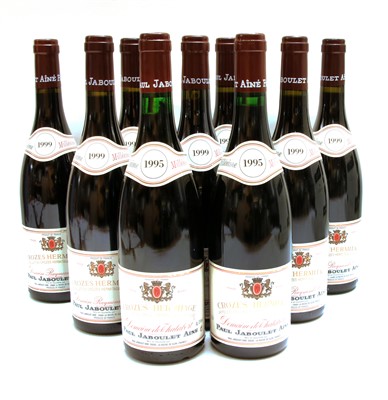 Lot 166 - Assorted Paul Jaboulet Aîné, Crozes Hermitage, 1995 and 1999, nine bottles in total