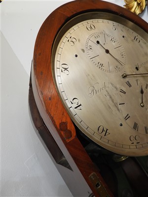 Lot 695 - A regulator longcase clock