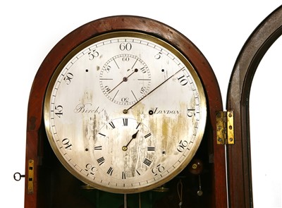 Lot 695 - A regulator longcase clock