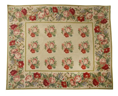 Lot 699 - A French-style needlework carpet