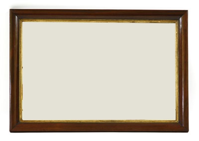 Lot 401 - A large rosewood cushion framed wall mirror