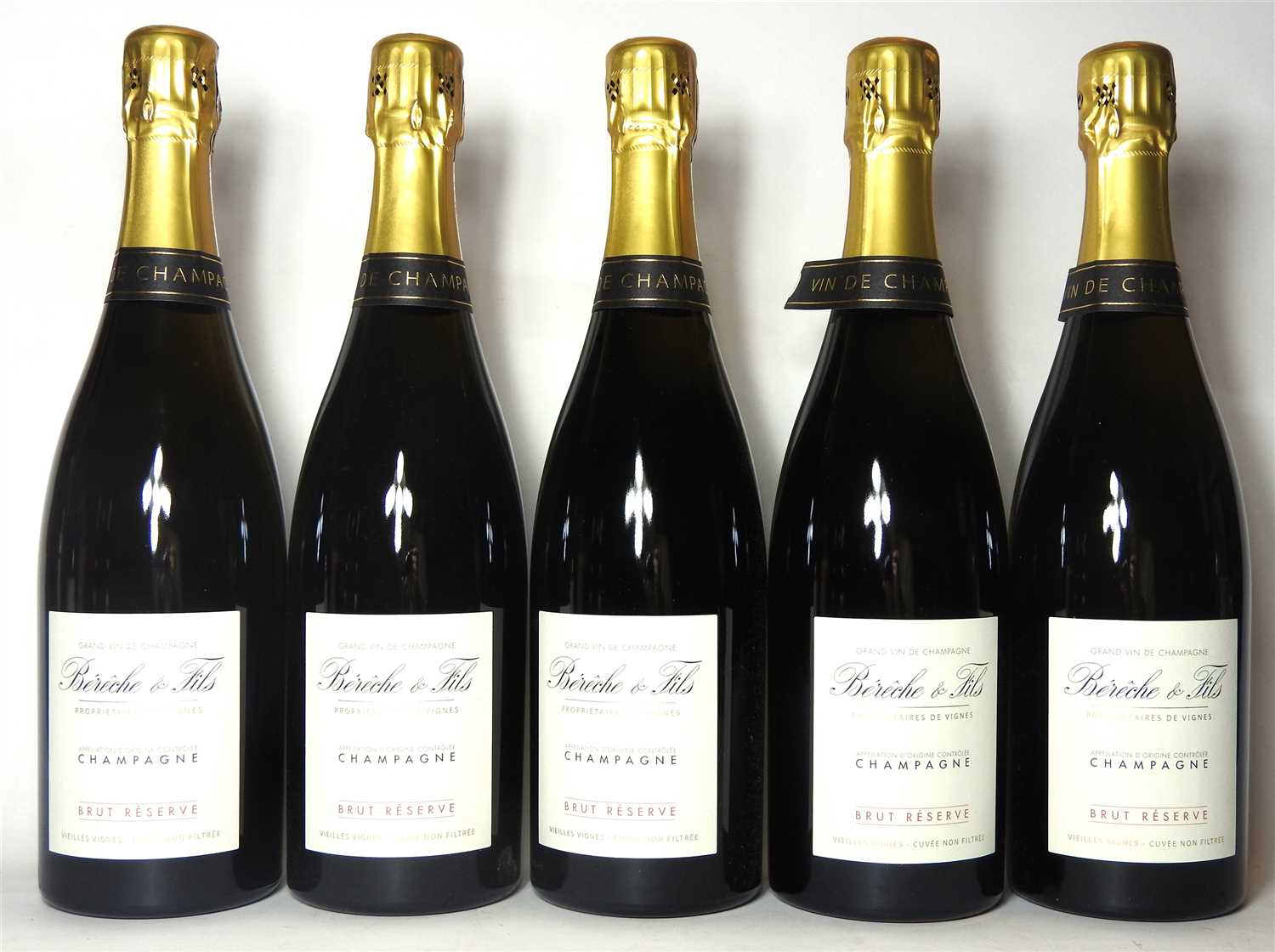 Lot 207 - Assorted Champagne (Bereche & Fils) and Wine (Two Hands and Casale), nine bottles in total