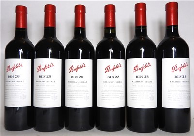 Lot 169 - Penfolds, Bin 28, Kalimna Shiraz, 2010, six bottles (boxed)