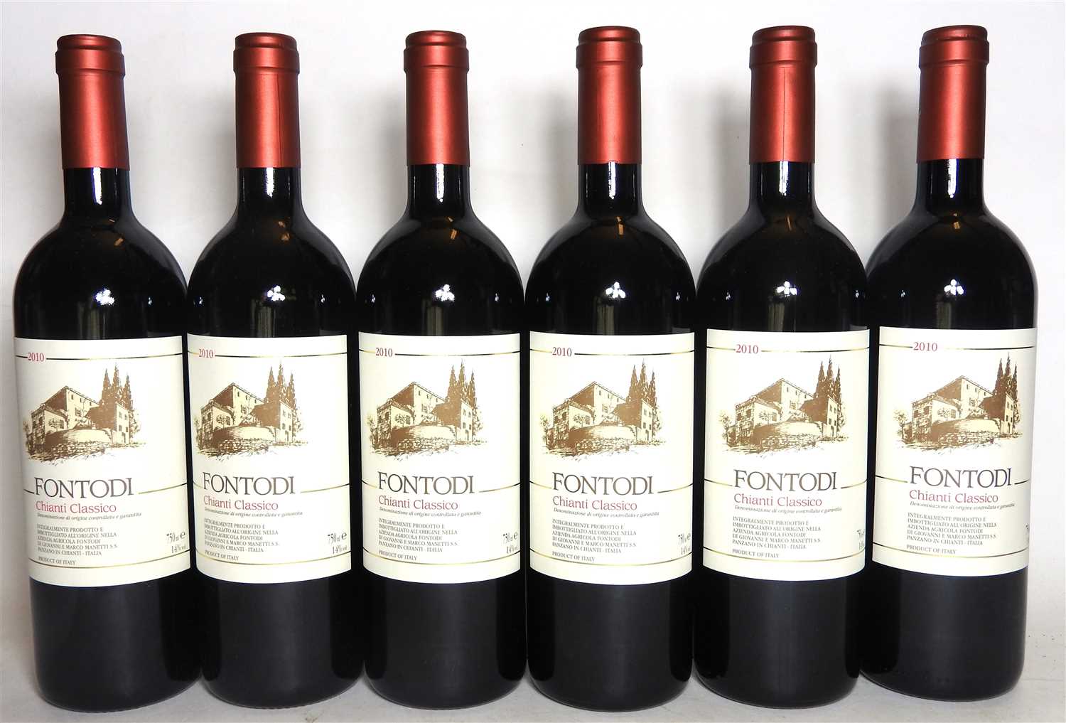 Lot 183 - Fontodi, Chianti Classico, 2010, six bottles (Wine Society box)