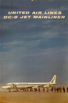Lot 55 - Two airline posters