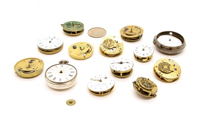 Lot 28 - A collection of pocket watch movements
