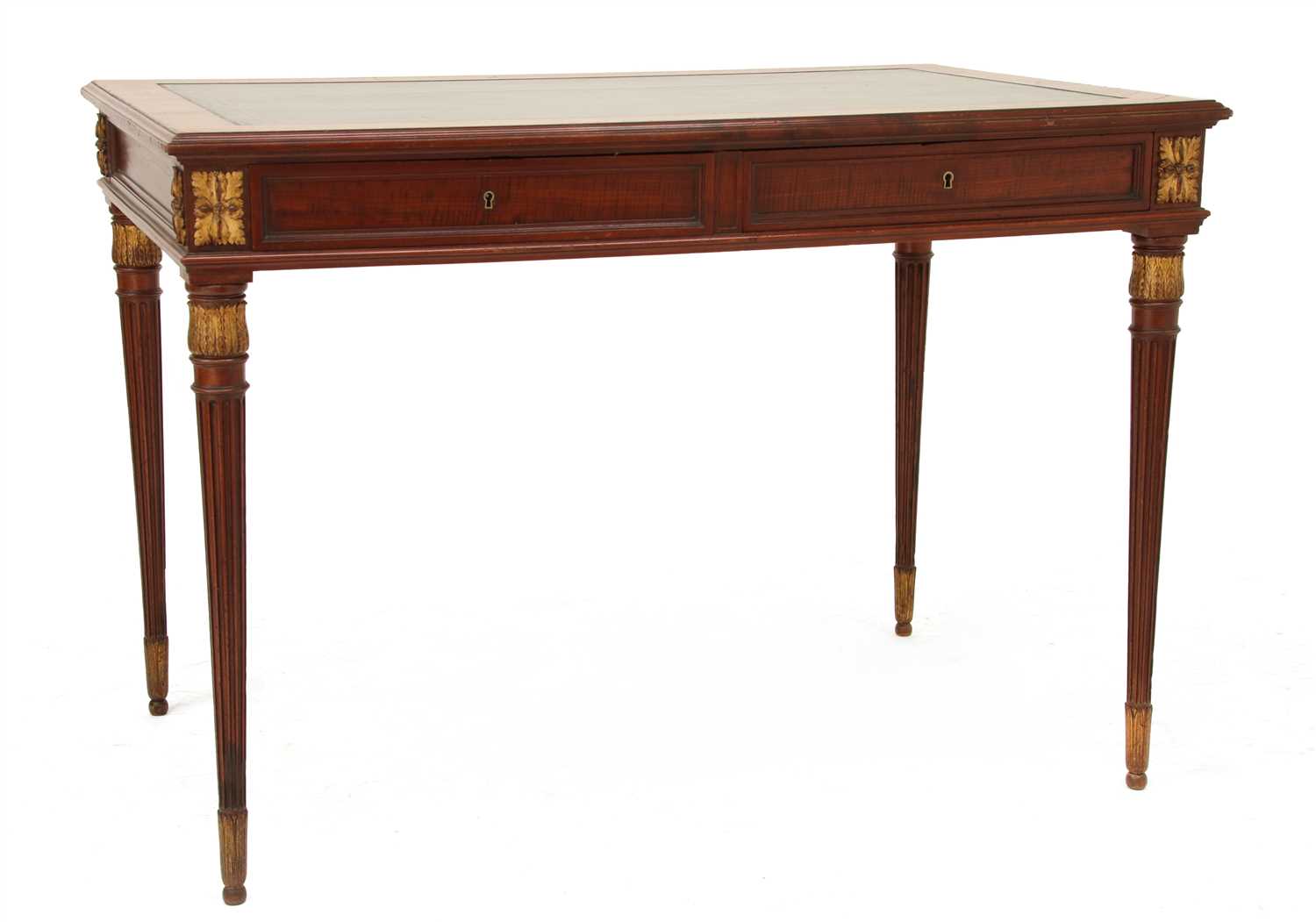 Lot 279 - A French mahogany library table