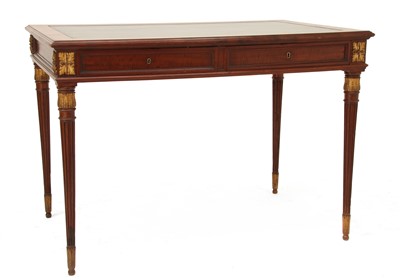 Lot 279 - A French mahogany library table