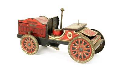 Lot 83 - A German Hessmobil lithographed tin plate car