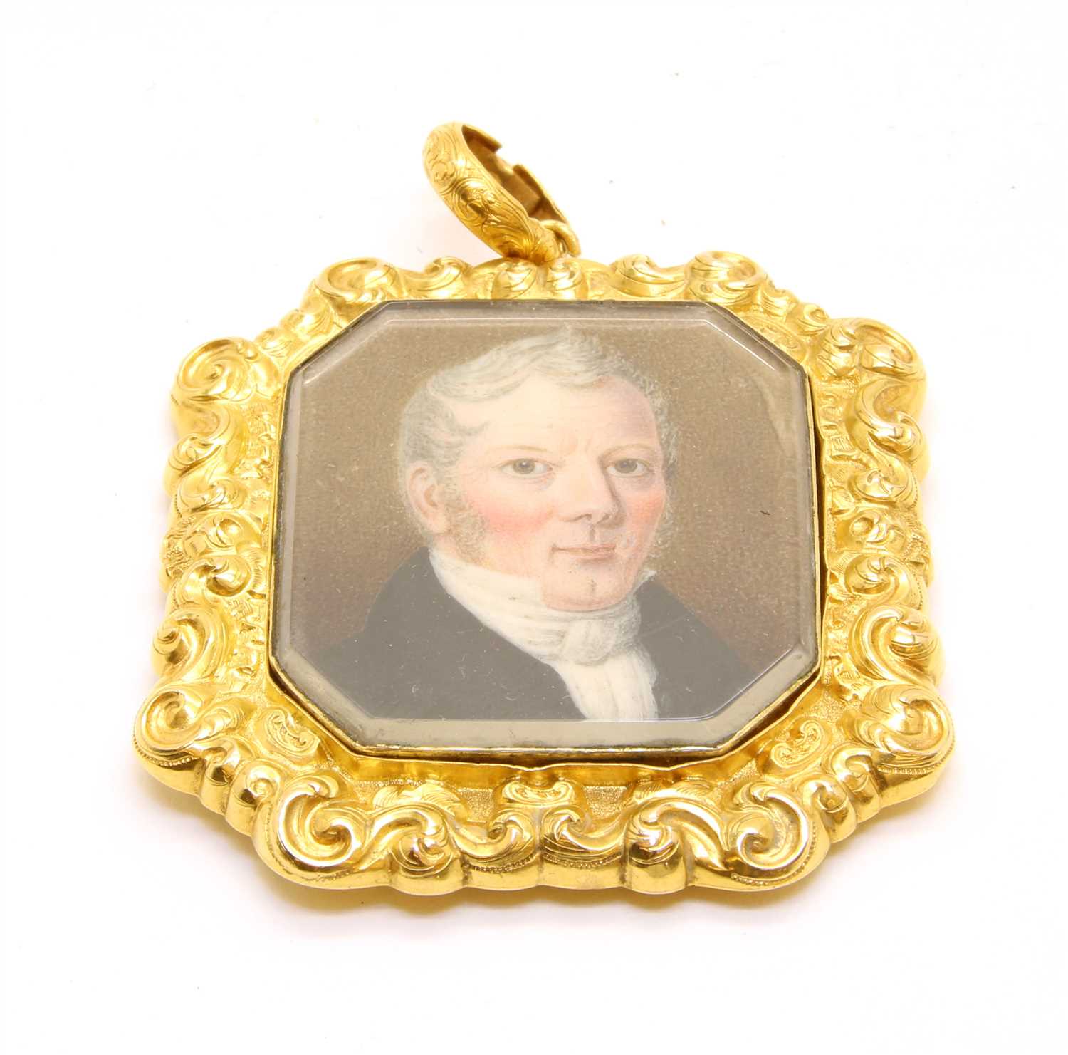 Lot 32 - A 19th Century portrait miniature of a gentleman