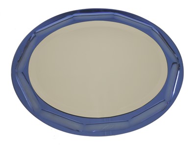 Lot 276 - An Italian oval wall mirror