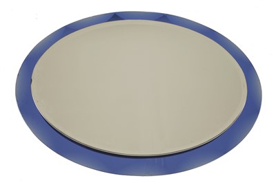 Lot 268 - An Italian oval wall mirror