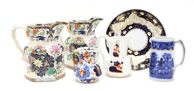 Lot 167 - Victorian pottery water jugs