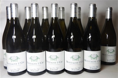 Lot 16 - Jean-Marc Vincent, Montagny 1er Cru, 2015, twelve bottles (boxed)