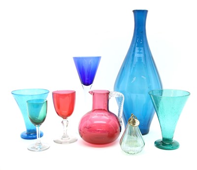 Lot 189 - Victorian coloured glassware