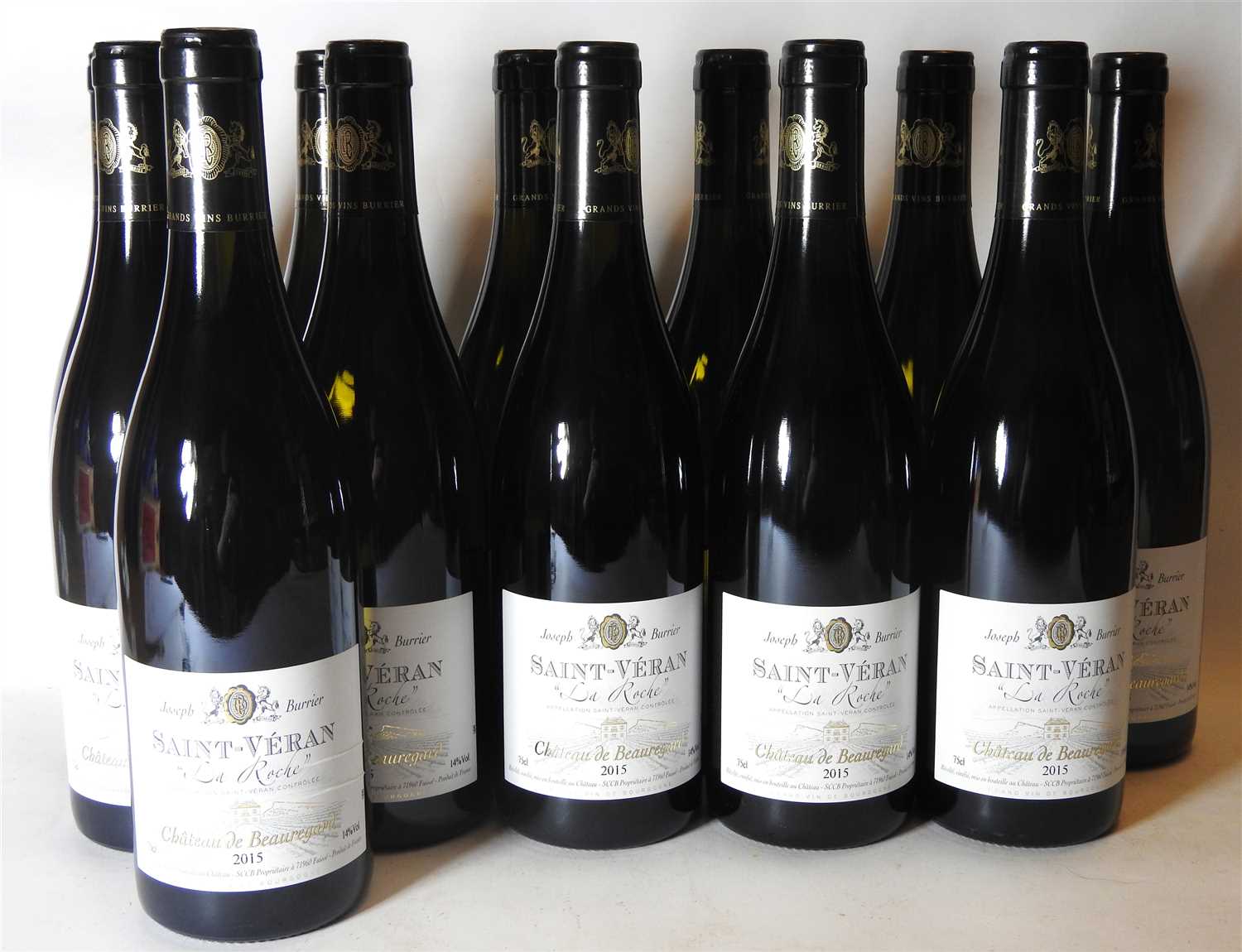 Lot 27 - Château de Beauregard, Saint-Véran, La Roche, 2015, twelve bottles (boxed)