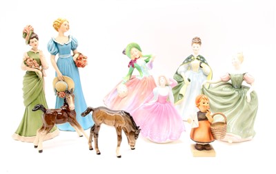 Lot 191 - A quantity of porcelain figures