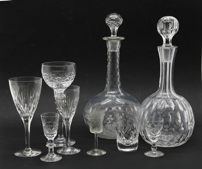 Lot 221 - A large quantity of cut crystal