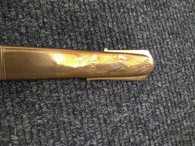 Lot 140 - A Royal Naval Officer's sword