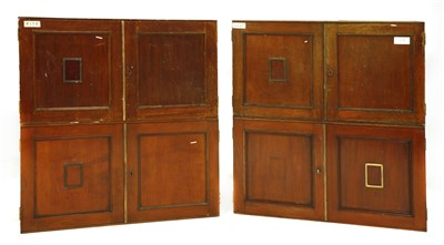 Lot 1708 - Four 'Natural History Museum' mahogany cabinets