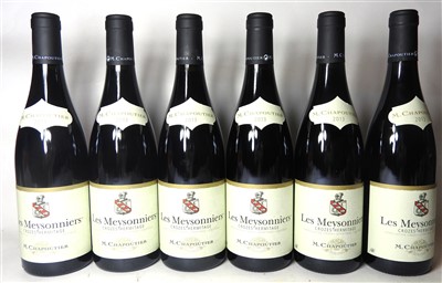 Lot 156 - M. Chapoutier, Les Meysonniers Crozes-Hermitage, 2013, six bottles and 2014, twelve bottles