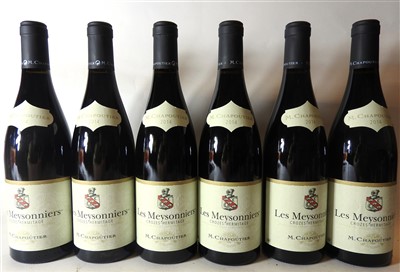 Lot 156 - M. Chapoutier, Les Meysonniers Crozes-Hermitage, 2013, six bottles and 2014, twelve bottles