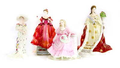 Lot 195 - A collection of limited edition Coalport figures