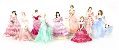 Lot 193 - A collection of Coalport figures