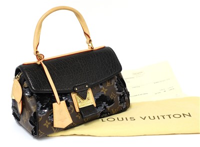 Sold at Auction: Louis Vuitton, LOUIS VUITTON 'MINI ECLIPSE POCHETTE' SEQUIN  POUCH