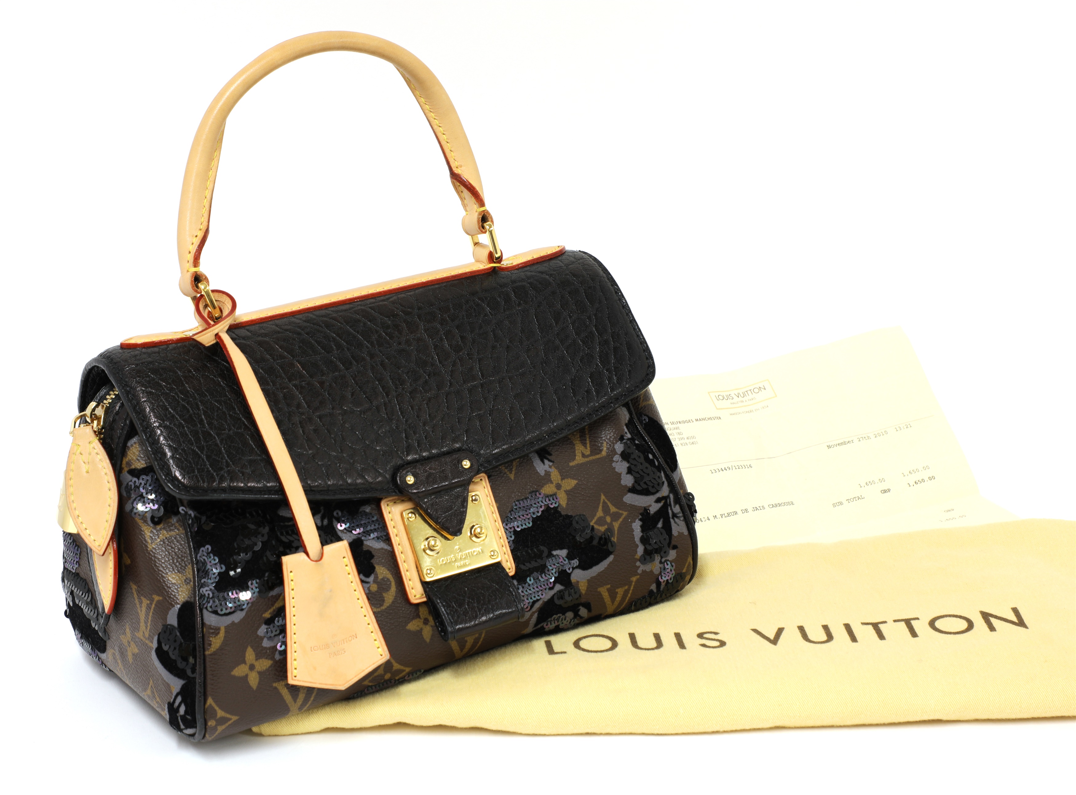 Authentic Limited Edition Louis Vuitton Handbag with Jeweled Tassels